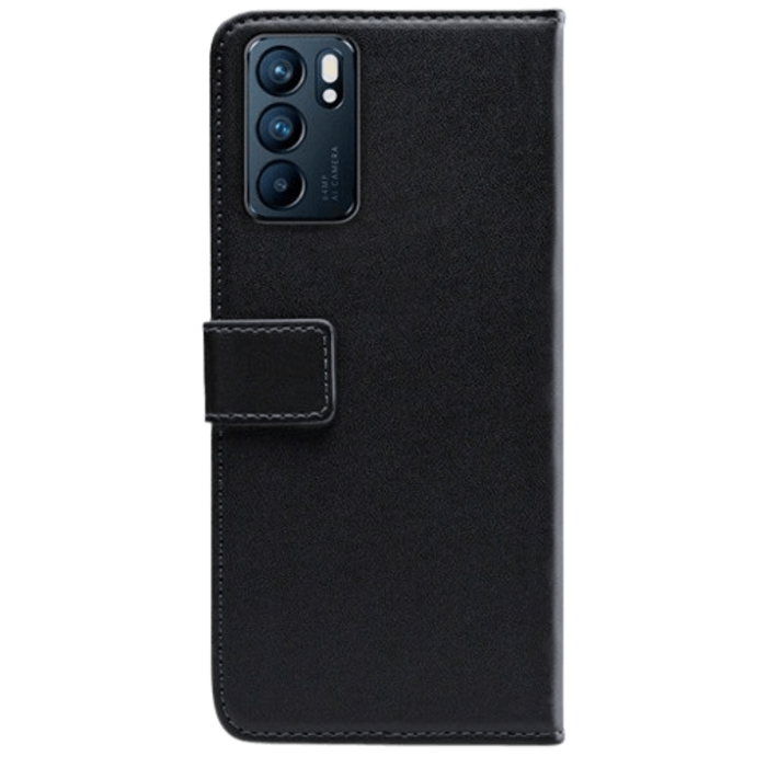 Mobilize Mobilize Classic Gelly Wallet Book Case voor Oppo Reno6 5G - Zwart