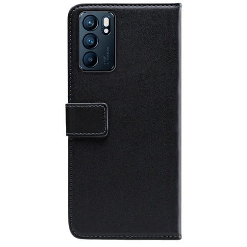 Mobilize Mobilize Classic Gelly Wallet Book Case voor Oppo Reno6 5G - Zwart