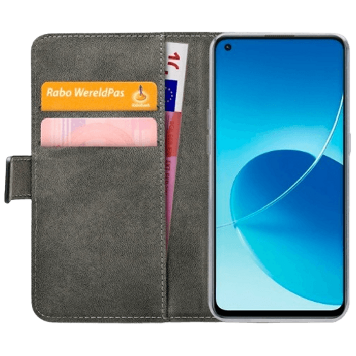Mobilize Mobilize Classic Gelly Wallet Book Case voor Oppo Reno6 5G - Zwart