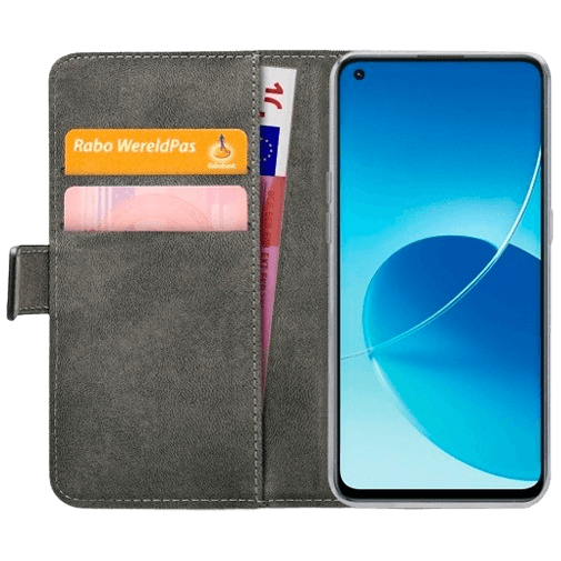 Mobilize Mobilize Classic Gelly Wallet Book Case voor Oppo Reno6 5G - Zwart