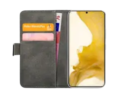 Mobilize Mobilize Classic Gelly Wallet Book Case voor Samsung Galaxy S22 5G - Zwart