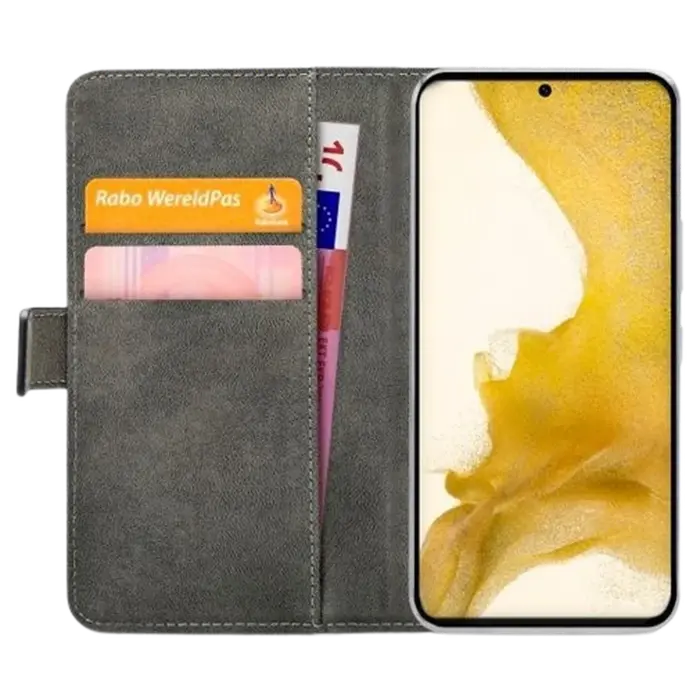 Mobilize Mobilize Classic Gelly Wallet Book Case Samsung Galaxy S22+ 5G - Zwart