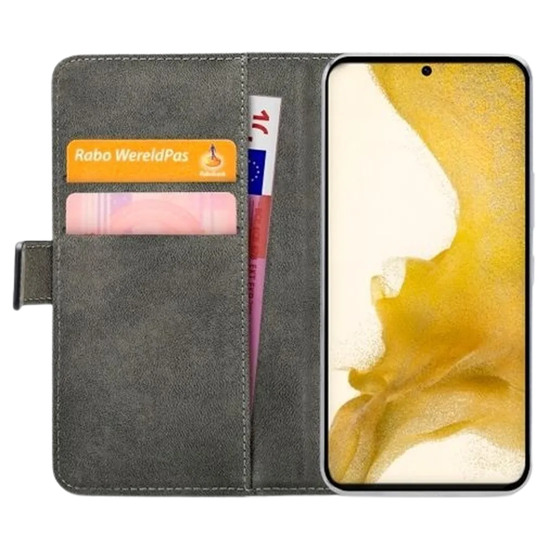 Mobilize Mobilize Classic Gelly Wallet Book Case Samsung Galaxy S22+ 5G - Zwart