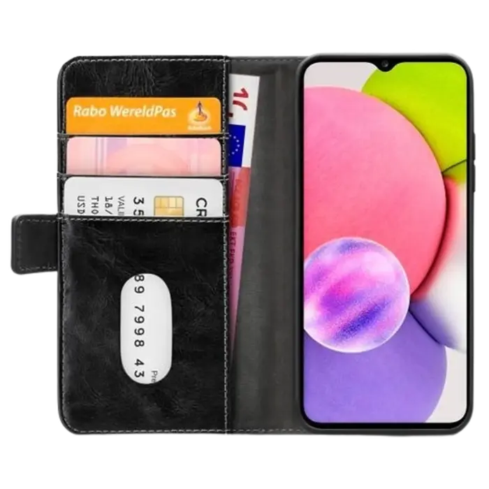 Mobilize Mobilize Elite Gelly Wallet Book Case Samsung Galaxy A03s - Zwart
