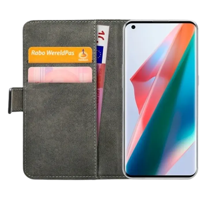 Mobilize Mobilize Classic Gelly Wallet Book Case Oppo Find X3 / X3 Pro - Zwart