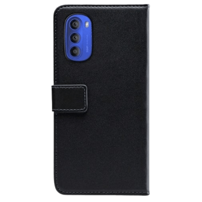 Mobilize Mobilize Classic Gelly Wallet Book Case Motorola Moto G51 5G - Zwart