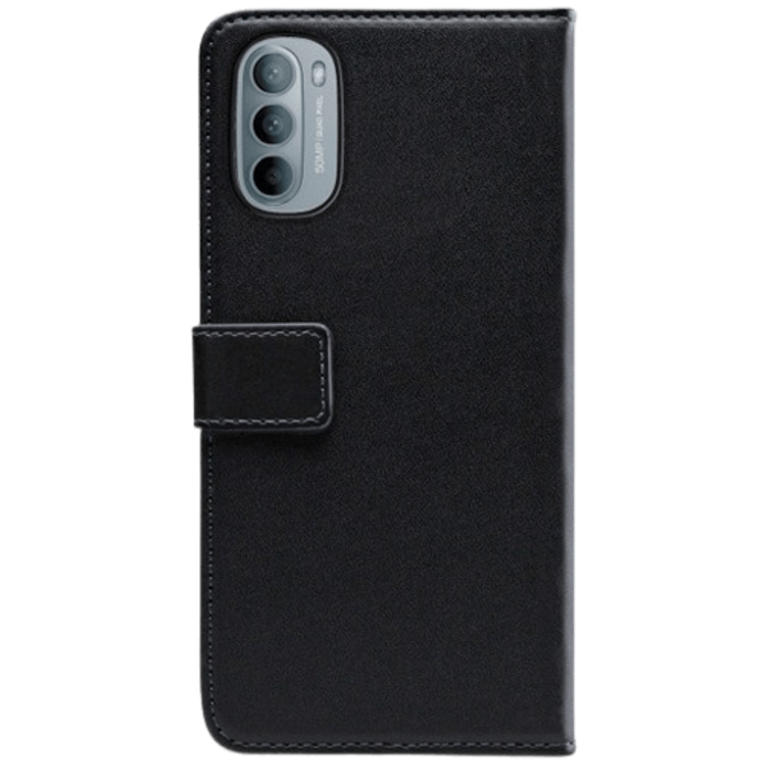 Mobilize Mobilize Classic Gelly Wallet Book Case Zwart - Motorola Moto G31 / G41