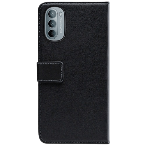 Mobilize Mobilize Classic Gelly Wallet Book Case Zwart - Motorola Moto G31 / G41