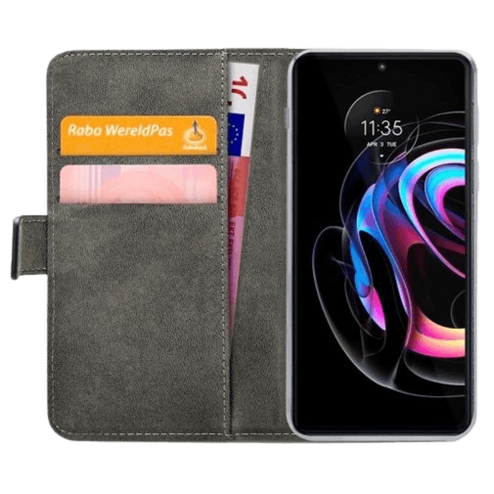 Mobilize Mobilize Classic Gelly Wallet Book Case voor Motorola Edge 20 Pro - Zwart