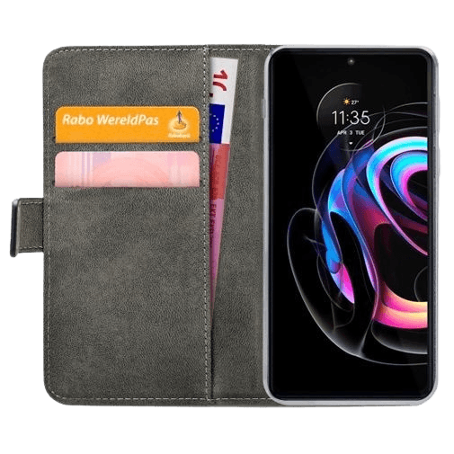 Mobilize Mobilize Classic Gelly Wallet Book Case voor Motorola Edge 20 Pro - Zwart