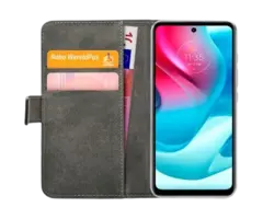 Mobilize Mobilize Classic Gelly Wallet Book Case voor Motorola Moto G60s - Zwart