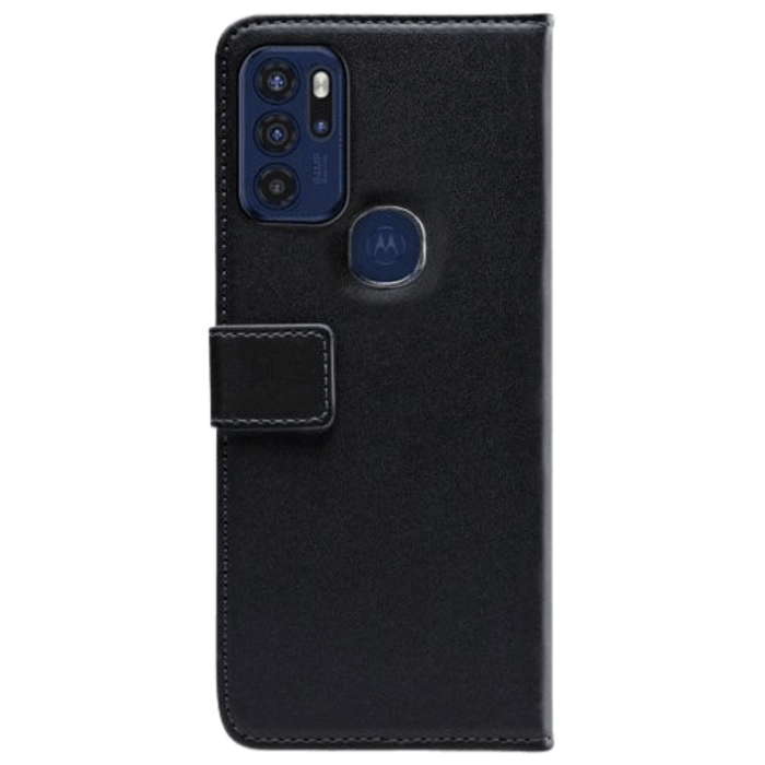 Mobilize Mobilize Classic Gelly Wallet Book Case voor Motorola Moto G60s - Zwart