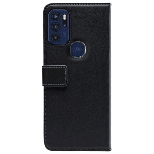 Mobilize Mobilize Classic Gelly Wallet Book Case voor Motorola Moto G60s - Zwart
