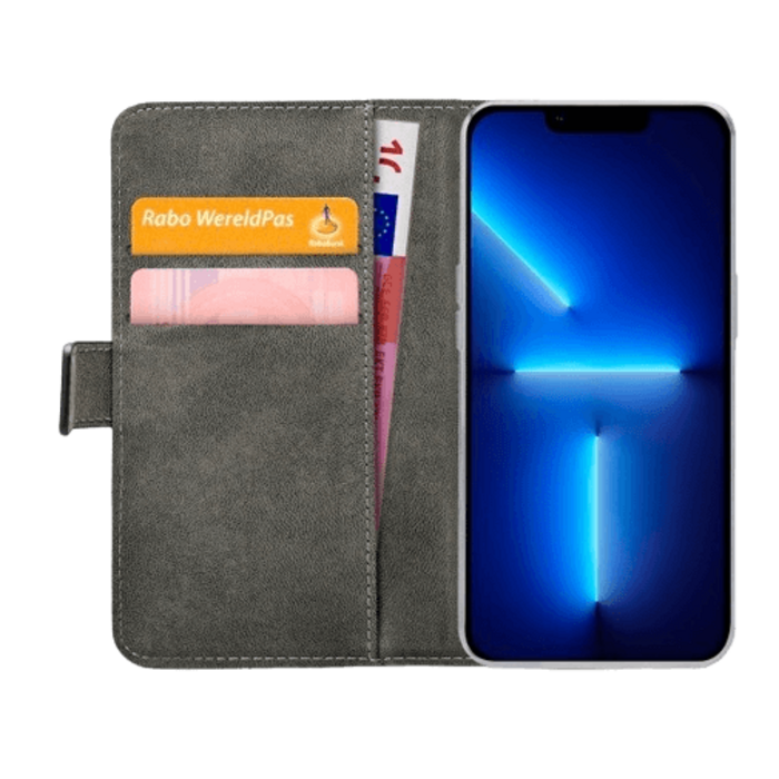 Mobilize Mobilize Classic Gelly Wallet Book Case Apple iPhone 13 Pro Zwart