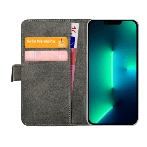 Mobilize Mobilize Classic Gelly Wallet Book Case iPhone 13 Pro Max - Zwart