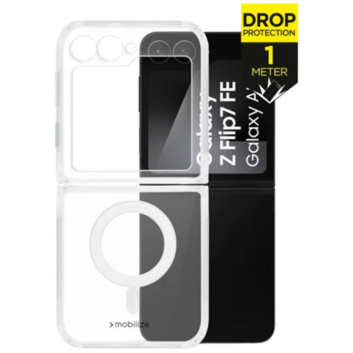 Mobilize Mobilize Transparante TPU Back Cover voor Samsung Galaxy Z Flip 7 FE