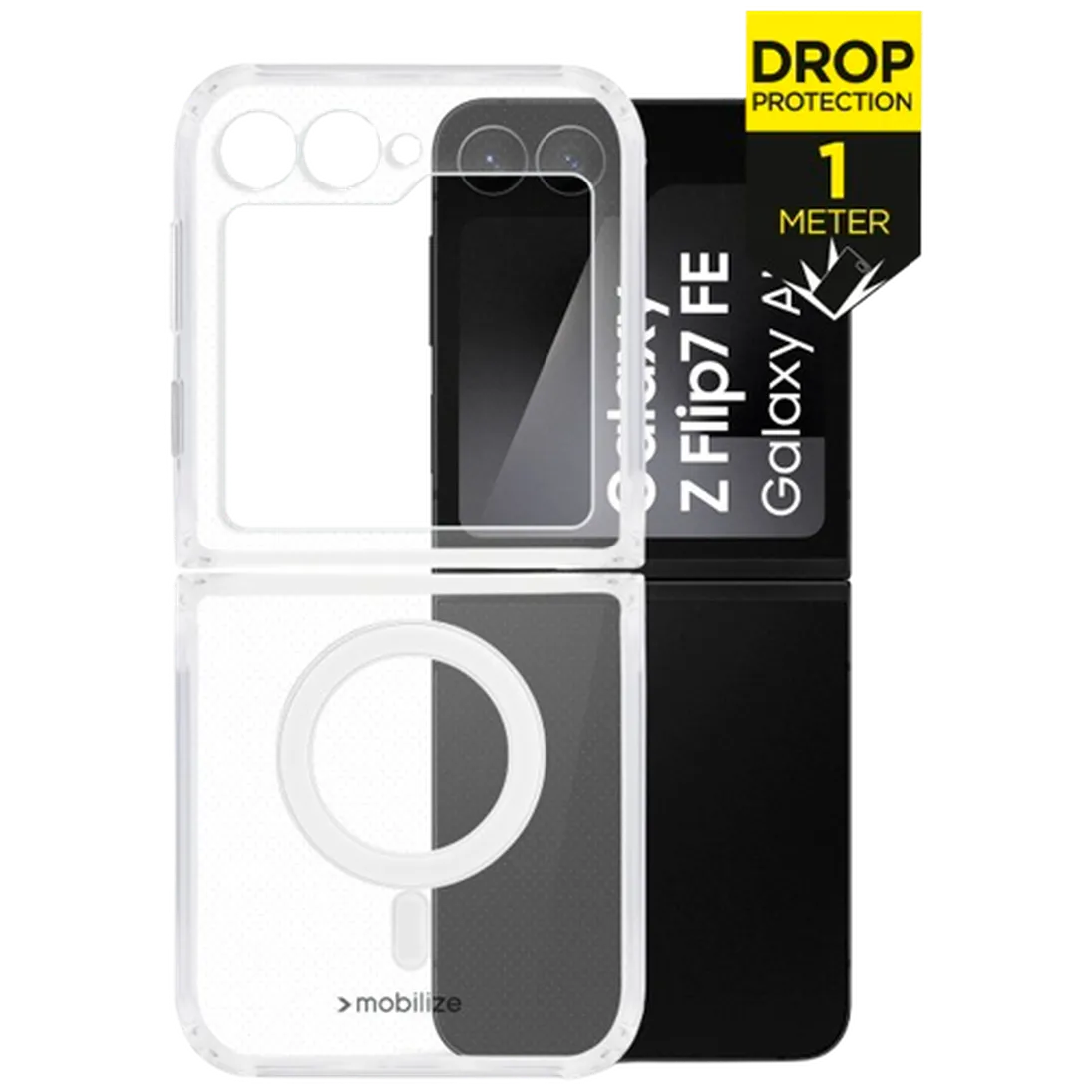 Mobilize Mobilize Transparante TPU Back Cover voor Samsung Galaxy Z Flip 7 FE