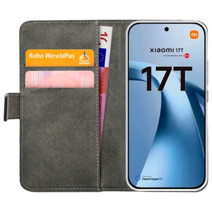 Mobilize Mobilize PU-Leren Book Case Xiaomi 17T / 17T Pro - Zwart