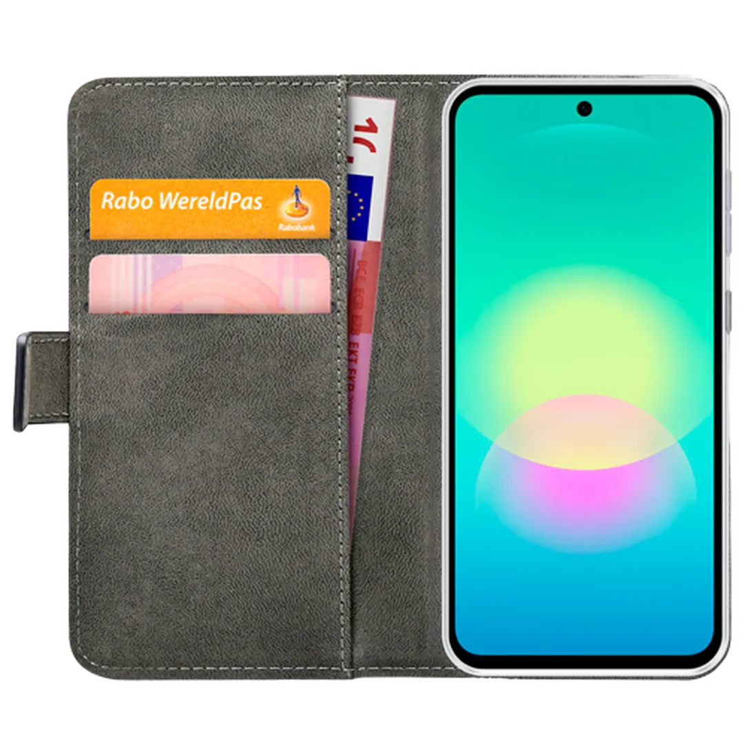 Mobilize Mobilize Classic Gelly Wallet Book Case Samsung Galaxy A27 5G - Zwart