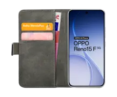 Mobilize Mobilize Classic Gelly Wallet Book Case voor OPPO Reno15 F 5G - Zwart