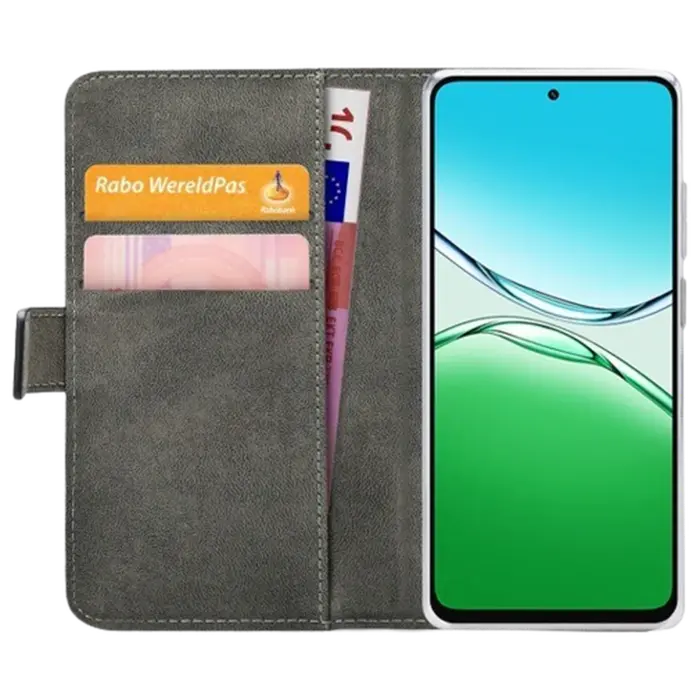 Mobilize Mobilize Classic Gelly Wallet Book Case voor OPPO A6 Pro - Zwart