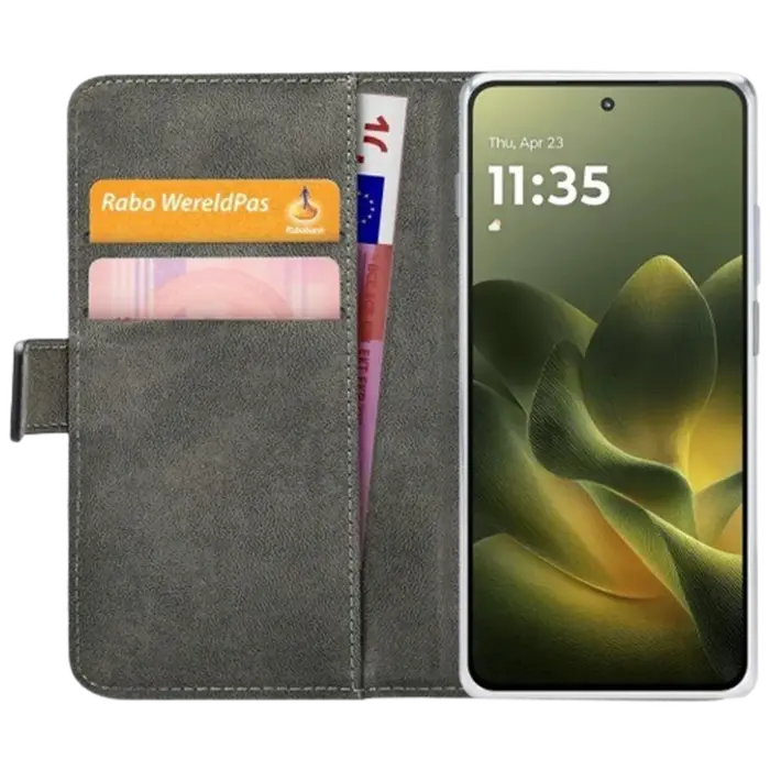 Mobilize Mobilize Classic Gelly Wallet Book Case Motorola Edge 70 - Zwart