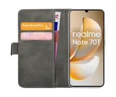 Mobilize Mobilize PU-Leren Book Case Zwart voor Realme Note 70T