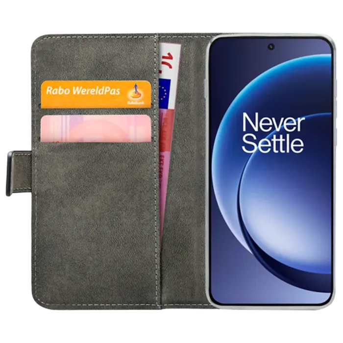 Mobilize Mobilize Book Case OnePlus 15R - Zwart PU-Leer