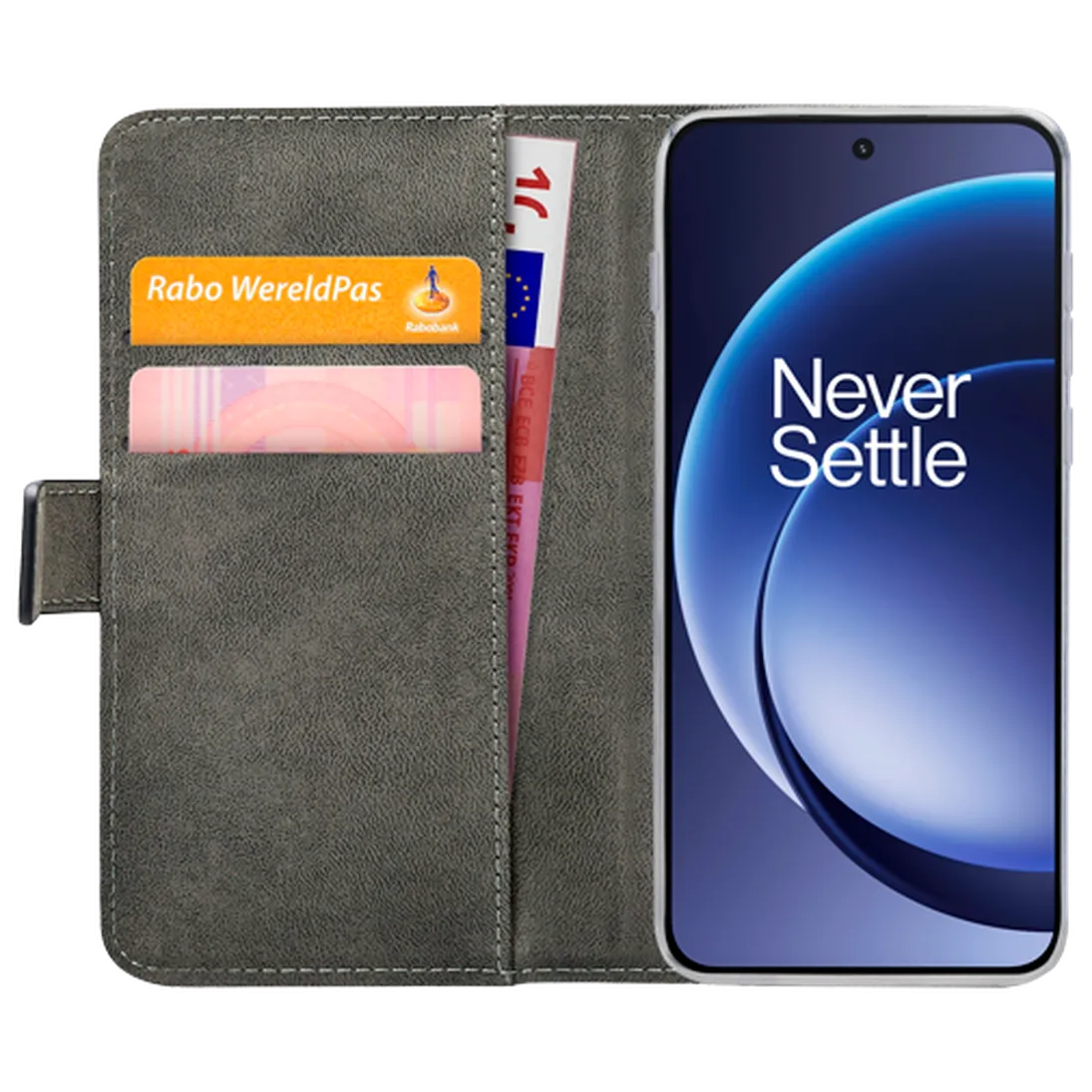 Mobilize Mobilize Book Case OnePlus 15R - Zwart PU-Leer