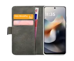 Mobilize Mobilize Classic Gelly Wallet Book Case Zwart voor Motorola Moto G56 5G