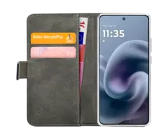 Mobilize Mobilize PU-Leer Book Case Zwart voor Motorola Moto G86 5G