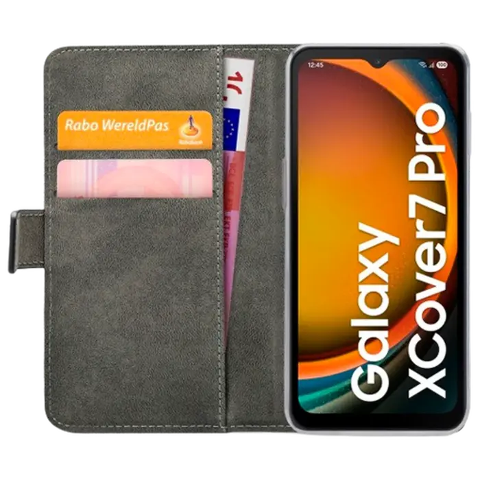 Mobilize Mobilize Classic Gelly Wallet Book Case Samsung Galaxy Xcover 7 Pro 5G Zwart