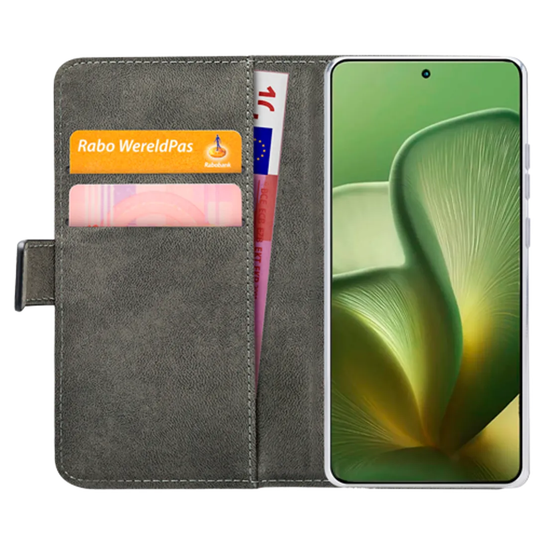 Mobilize Mobilize Classic Gelly Wallet Book Case Motorola Edge 60 Zwart