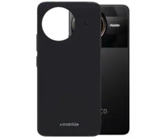 Mobilize Mobilize Rubber Gelly Case voor Xiaomi Poco F7 Ultra - Mat Zwart