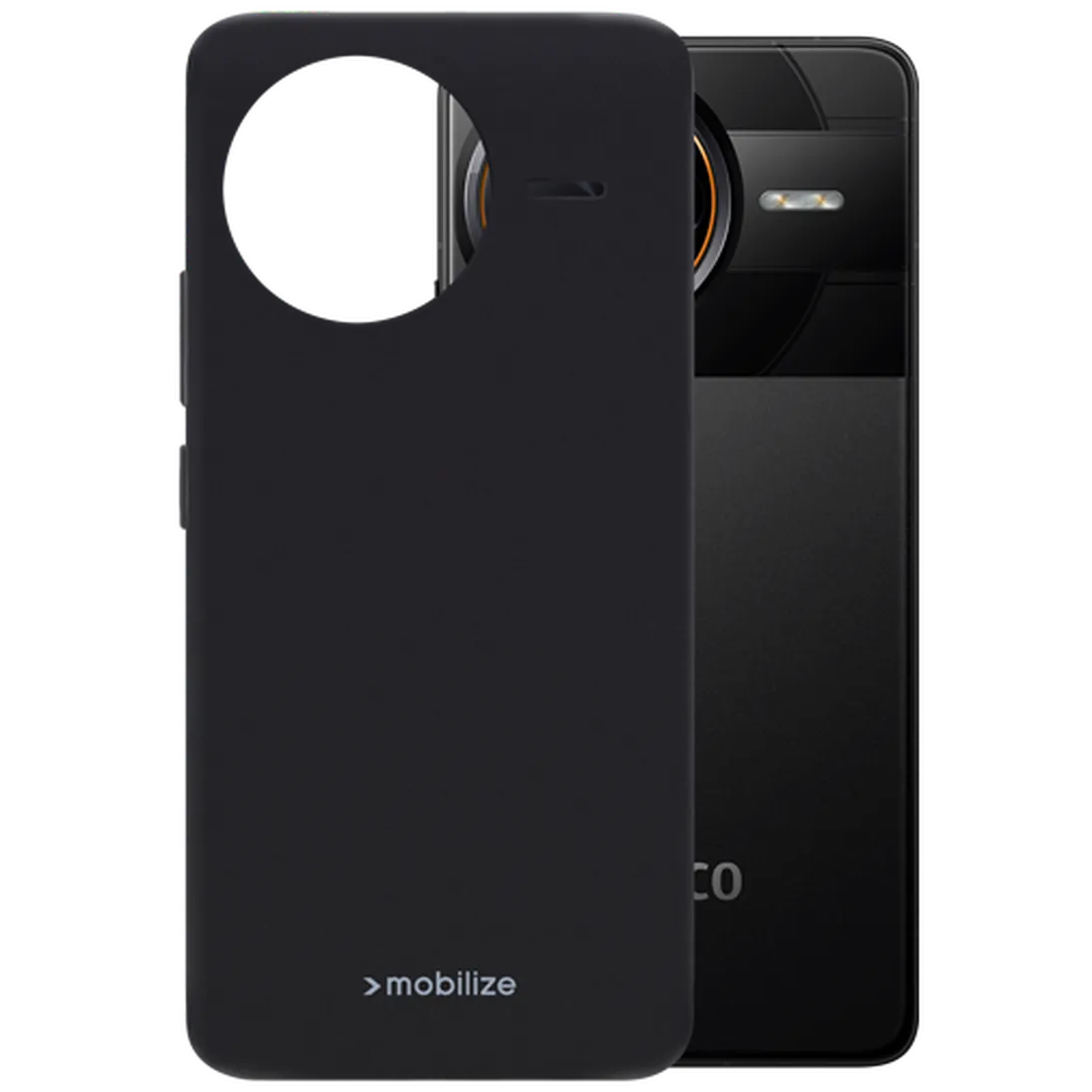 Mobilize Mobilize Rubber Gelly Case voor Xiaomi Poco F7 Ultra - Mat Zwart