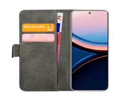Mobilize Mobilize Classic Gelly Wallet Book Case voor Xiaomi Poco F7 Ultra - Zwart