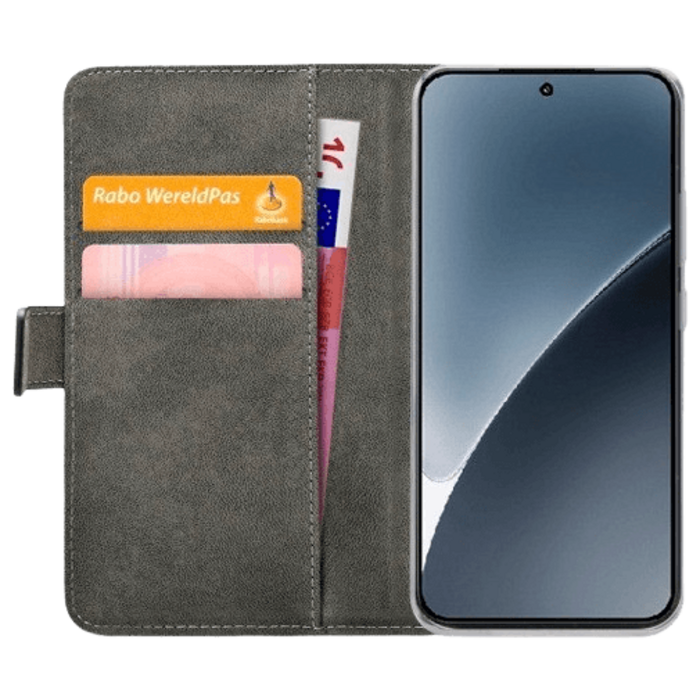 Mobilize Mobilize PU-leren Book Case voor Xiaomi 15 - Zwart