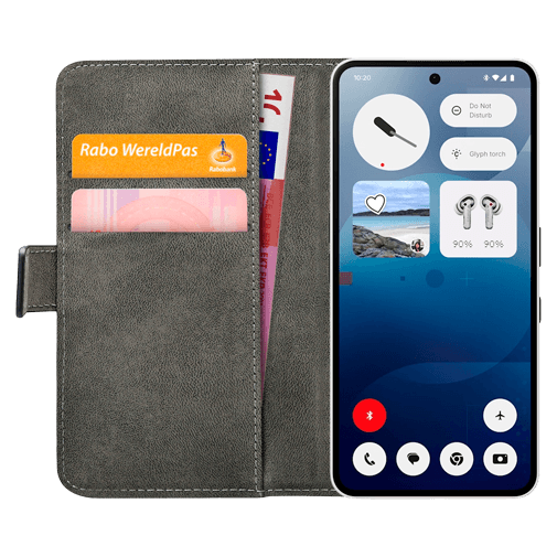 Mobilize Mobilize Classic Gelly Wallet Book Case Zwart voor Nothing Phone (3a)