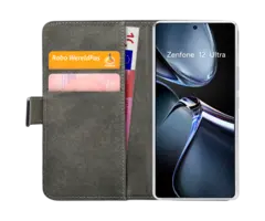 Mobilize Mobilize Classic Gelly Wallet Book Case voor Asus Zenfone 12 Ultra - Zwart