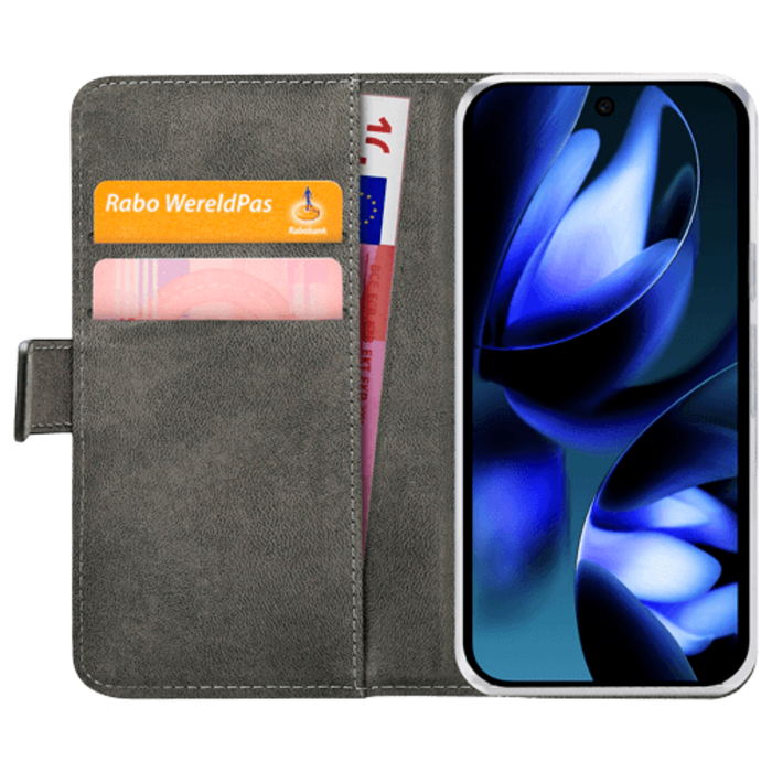 Mobilize Mobilize Classic Gelly Wallet Book Case Google Pixel 9a - Zwart