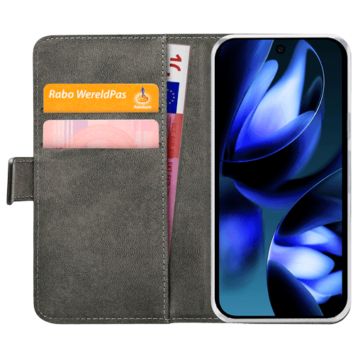 Mobilize Mobilize Classic Gelly Wallet Book Case Google Pixel 9a - Zwart