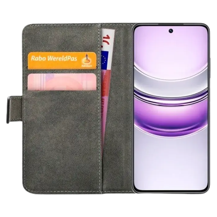 Mobilize Mobilize Classic Gelly Wallet Book Case Realme 14x 5G - Zwart