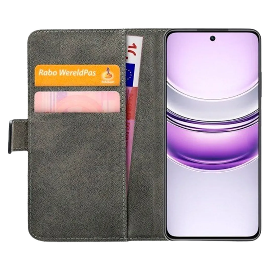 Mobilize Mobilize Classic Gelly Wallet Book Case Realme 14x 5G - Zwart