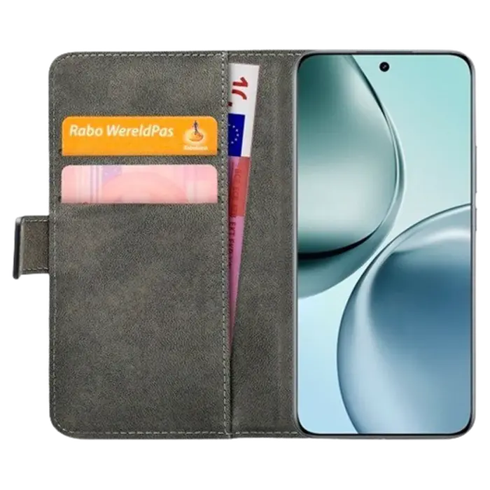 Mobilize Mobilize Classic Gelly Wallet Book Case Zwart - Realme 14 Pro+ 5G