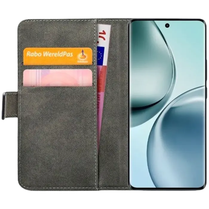 Mobilize Mobilize Classic Gelly Wallet Book Case Realme 14 Pro 5G - Zwart