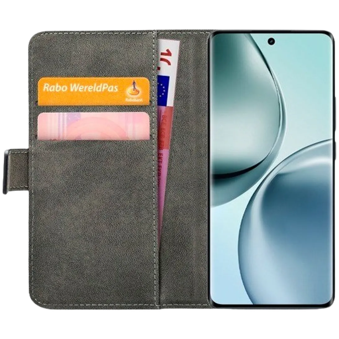 Mobilize Mobilize Classic Gelly Wallet Book Case Realme 14 Pro 5G - Zwart
