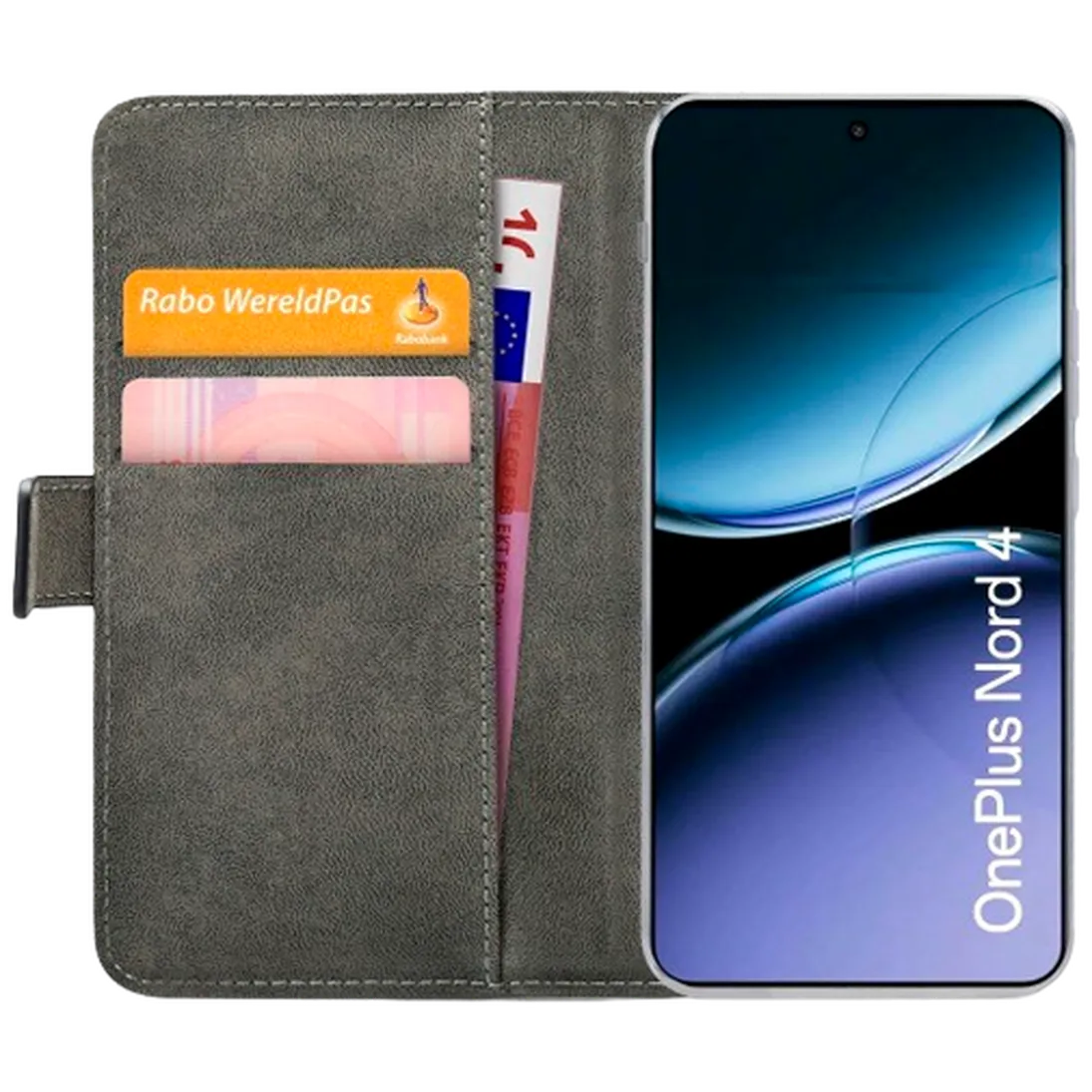 Mobilize Mobilize Classic Gelly Wallet Book Case OnePlus Nord 4 - Zwart