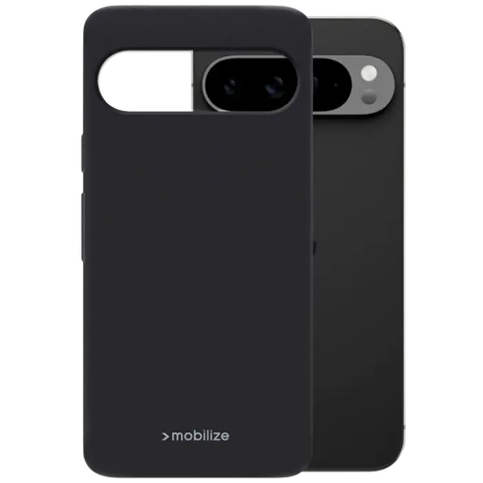 Mobilize Mobilize Rubber Gelly Case voor Google Pixel 9 Pro XL - Mat Zwart