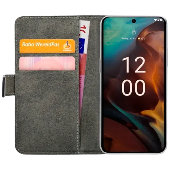Mobilize Mobilize Classic Gelly Wallet Bookcase voor Nokia XR21 / HMD XR21 - Zwart