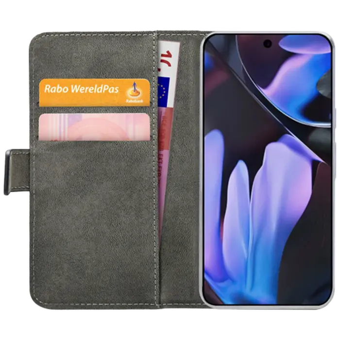 Mobilize Mobilize Classic Gelly Wallet Book Case voor Google Pixel 9 Pro XL - Zwart